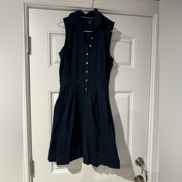 Tommy Button Up Dress with Lace - Picture 1 of 3